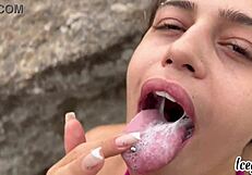 Blonde Meets Giant Cock At Beach, Gets Fucked Home