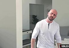 aria valencia and bunny madison in family swap making practice with blowjob and cumshot