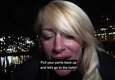 Wow, Sandy gets fingered and fucked outdoors on first date!