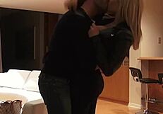 Tasha Reign sucks James Deen's dick after their date