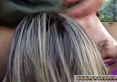 Teen Gaping Pussy from Handjob Leads to Intense Outdoor Sex!