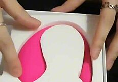 Martina tries her favorite toy for the first time in usa