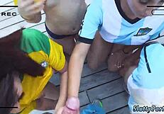 Public teen 18+ outdoor sex americas cup