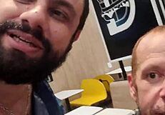 we went to fast food outdoors