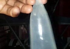 Preparing penis with ice to pound pussy!