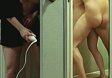 Wife Hidden Masturbates While Husband Fucks Escort.