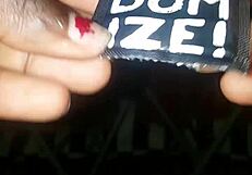 Preparing penis with ice to pound pussy!