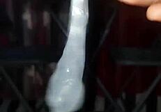 Preparing penis with ice to pound pussy!