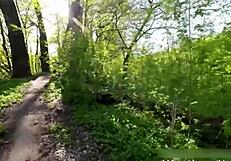 I fucked a hottie in the forest!