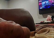 Horny Guy Jacks Off To Own Porn