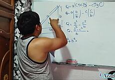 Asian Student Learns Sexual Math from Teacher