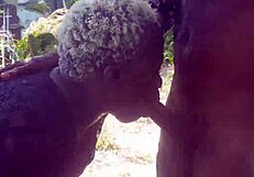 Does this ebony give the best blowjob ever?