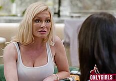 serene siren blows chloe surreal's tits first