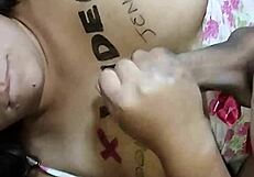 Hot Wife Masturbating in Exciting Sex Session!