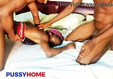 vera screams while bent over taking two monster cocks doggystyle