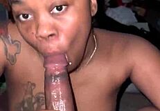 Nasty Freaky Slut Eats Cum and Creampie from Big Black Cock