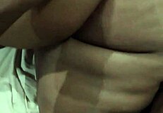 i grabbed her lying down and ate her deliciously, enjoying her fat ass.