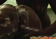 african lesbians bathing in bathroom