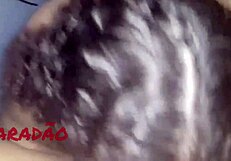 Fat latina BBW hints at anal pleasure with cumshot on hairy pussy