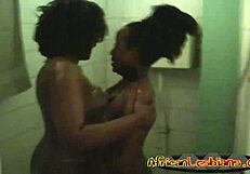 african lesbians bathing in bathroom