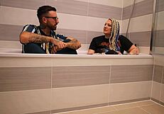 Livie shares her bath story in an emotional backstage interview with Frankie Jax