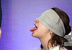 best friend tricks teen with blindfolded taste game