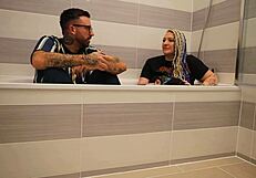 Livie shares her bath story in an emotional backstage interview with Frankie Jax