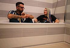 Livie shares her bath story in an emotional backstage interview with Frankie Jax