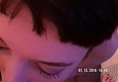 Cassie De La Rage Sucks Huge Dick For Facial Cumshot