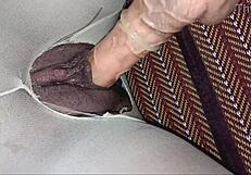 ถุงน่องที่ฉันฉีกให้เป็นรูแล้วเอาควยยัดรูแตด