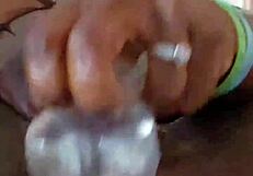 Ebony Wife Pleasures Ass with Toys in Self-Fuck Session!