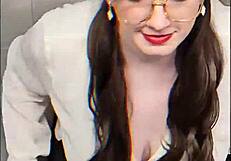 my boss husband called me into the office for a performance review and gave me a heavy load of cum on my face