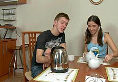 i fucked a brunette teen with big tits and fingering