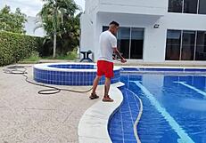 Why Fuck The Colombian Housewife While Husband Watches?