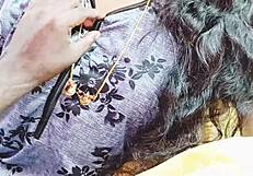 Indian bhabi fucks husband's friend with dirty talk in bedroom?