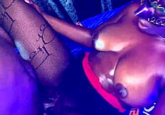 Akosua's Boobs Bounced by Step Brother's Big Dick