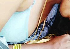 Indian bhabi fucks husband's friend with dirty talk in bedroom?