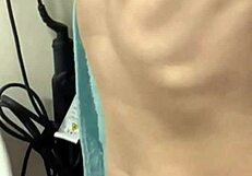 After Shower, Wife's Nipples Harden From Pinching And Licking