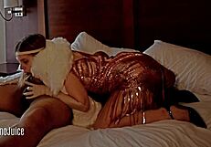 1920S Flapper Memel Wilde Sucks Black Dick In Retro Scene