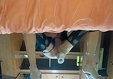 Latina shemale toys her ass?