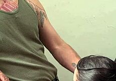 i feel happy as this cuckold watching old voyeur humiliation with blowjob action