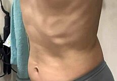 After Shower, Wife's Nipples Harden From Pinching And Licking