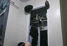 Huge cock bends over young waist!