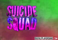 Hey, check out this Suicide Squad XXX parody with Aria Alexander getting wet and wild.