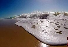Lucys entspannter Tag am Nacktstrand
