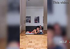 Rainy day with stepmom, cum drizzling, no need for girlfriend