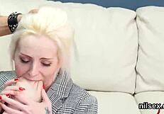 Slutty cutie brought to butthole loony bin for awkward therapy.