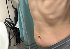 After Shower, Wife's Nipples Harden From Pinching And Licking