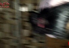 sexy milf sucks and fucks on stairs