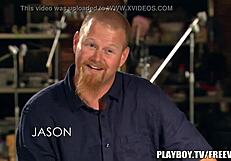 Behind the scenes interview at playboy tv